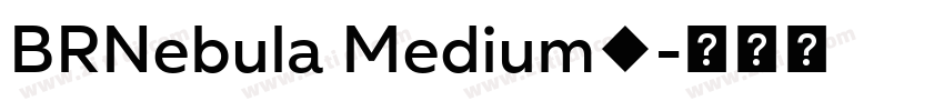 BRNebula Medium◆字体转换